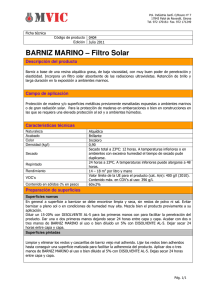 BARNIZ MARINO – Filtro Solar