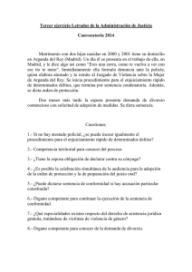 Modelo caso práctico oposiciones LAJ 3er ejercicio