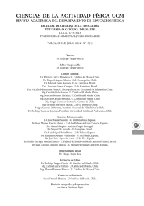 ciencias de la actividad f&iacute;sica ucm