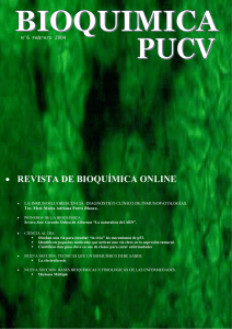 revista de bioquímica online - Pontificia Universidad Católica de