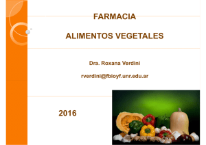 FARMACIA ALIMENTOS VEGETALES 2016