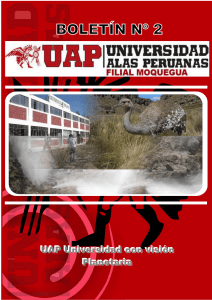 Boletin 2015 Nro. 02 - Universidad Alas Peruanas