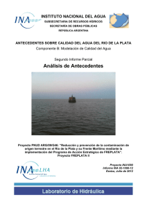 Análisis de antecedentes - Instituto Nacional del Agua