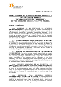 Conclusiones Foro - Fundación Tutelar Daño Cerebral Castilla La