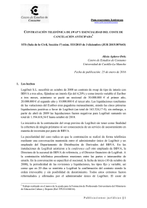 Contratación telefónica de swap y esencialidad del coste de