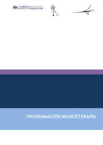 Proyecto educativo Musicoterapia