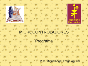 MICROCONTROLADORES Programa