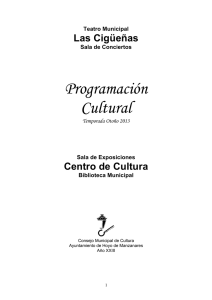 programa de cultura otoño 2013