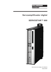 Servoamplificador digital SERVOSTAR™ 600