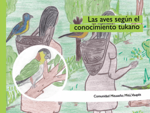 Las aves según el conocimiento tukano