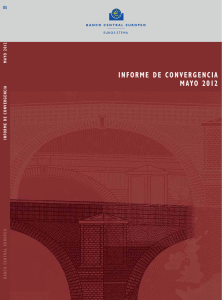 informe de convergencia, mayo 2012