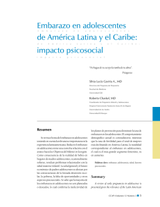 Embarazo en adolescentes de América Latina y el Caribe: impacto