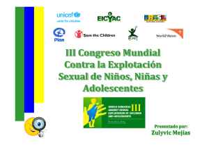 III Congreso Mundial Contra la Explotación Sexual de Niños, Niñas