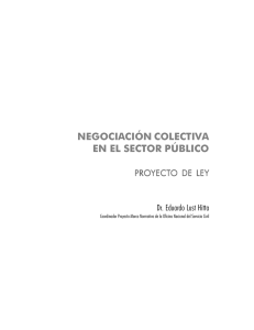 Negociación Colectiva en el Sector público