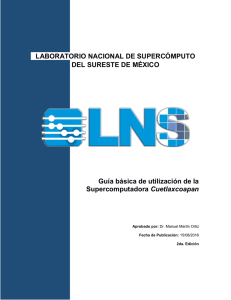 Capacitación - Laboratorio Nacional de Supercomputo