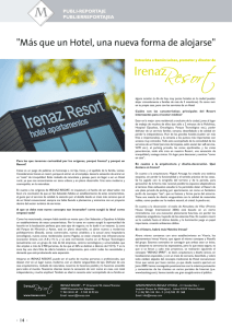 P⁄ginas n¼ 59 - Irenaz Resort Hotel Apartamentos