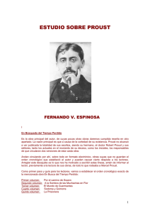 Estudio sobre Marcel Proust