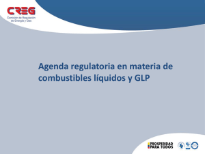 Agenda regulatoria en materia de combustibles líquidos