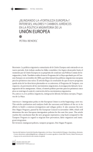 unión europea - Red Internacional de Migración y Desarrollo