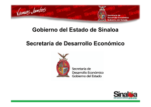 Sinaloa - Secretaría de Comunicaciones y Transportes