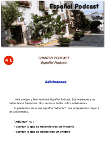Adivinanzas - Español Podcast / Spanishpodcast