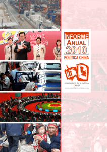 Informe Anual Política China 2010 - Observatorio de la Política China