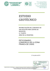estudio geotécnico - Zona Franca de Cádiz