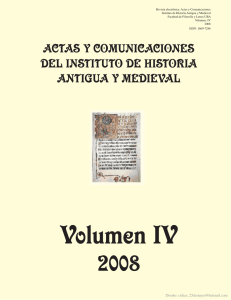 actas y comunicaciones del instituto de historia antigua y medieval