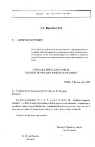 3.1. Derecho Civil Pando, 9 de Uruguay Desalojo ocupante autos