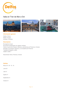Italia en Tren de Mar a Oct