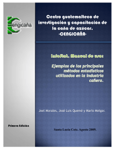 Manual InfoStat - Centro Guatemalteco de Investigación y