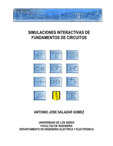 TABLA DE MATERIAS - Universidad de los Andes