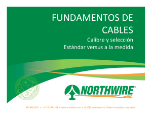 Fundamentos de cables: Calibre y Selección