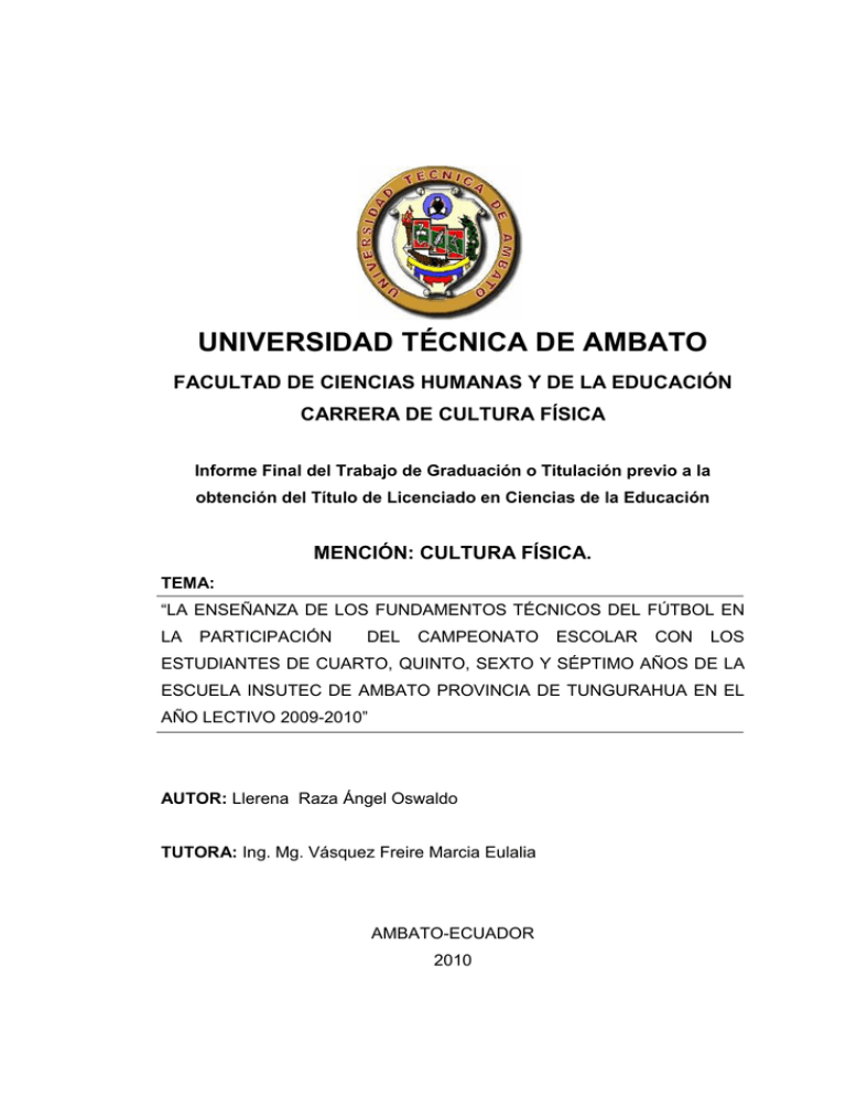 Repositorio Universidad Técnica De Ambato