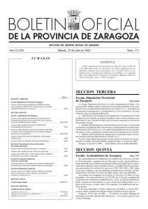 boletin oficial - Diputación Provincial de Zaragoza