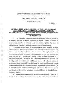Armando Bermeo Castillo - Corte Interamericana de Derechos