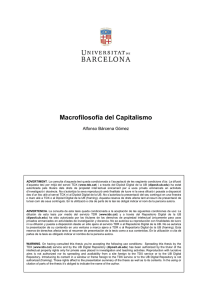 Macrofilosofía del Capitalismo - Dipòsit Digital de la UB