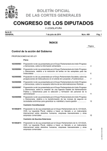 boletín oficial de las cortes generales