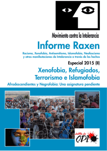 Informe Raxen - Ministerio de Empleo y Seguridad Social