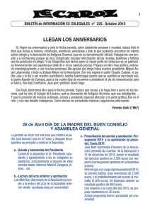 Nº 225 - ASOCIACIÓN DE EXCOLEGIALES DE LECAROZ