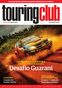 Agosto 2014 - Touring y Automóvil Club Paraguayo