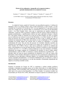 Efectos de los sedimentos y topografía en la respuesta sísmica y