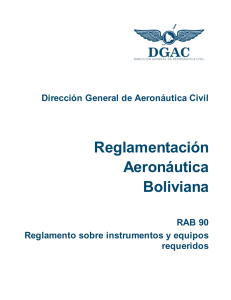 Reglamentación Aeronáutica Boliviana