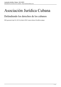 AJC Marzo pdf - Asociación Jurídica Cubana