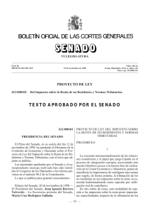 texto aprobado por el senado