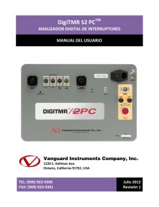 DigiTMR S2 PC - Vanguard Instruments Company, Inc.