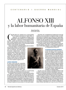 Alfonso XIII y la labor humanitaria de España