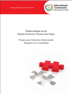 Tuberculosis en la - International Community Foundation