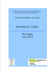 Vitales_2013 - Ministerio de Salud