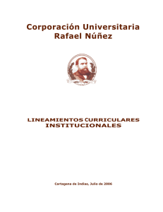 Lineamientos Curriculares - Corporación Universitaria Rafael Nuñez
